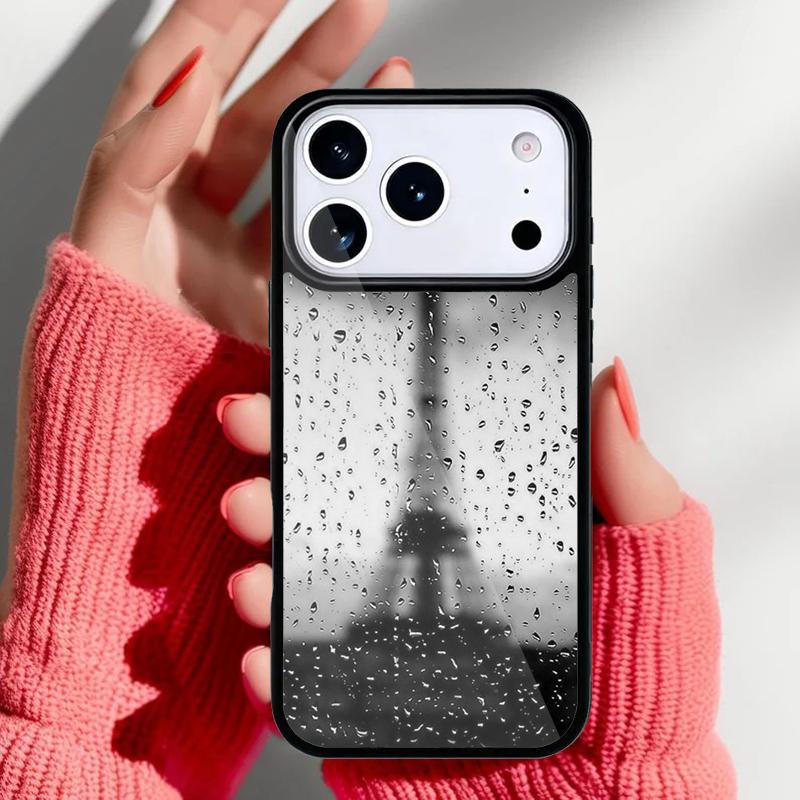 Любовь Париж Эйфелева башня Франция Чехол для телефона для iPhone 17 16 15 14 13 Pro Max Задняя крышка для 12 11 Pro Coque