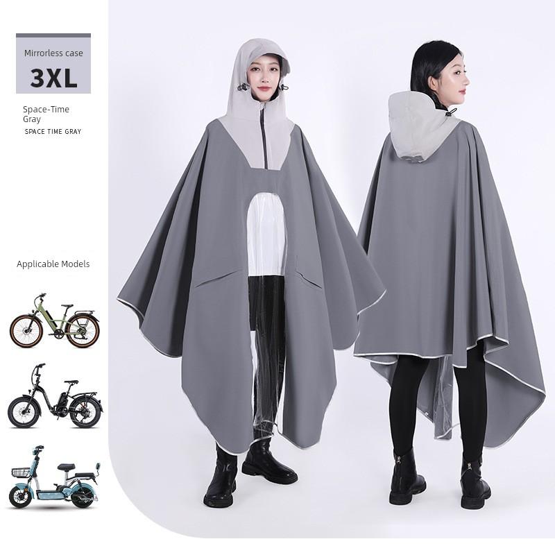 Electric Vehicle Raincoat, Rainproof for Adults, Full-Body Protection Against Heavy Rain, Thickened and Extended, Full-Body Motorcycle-Specific Rain