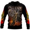 Mans Skull Printing Hoodies Autumn Fashion New  Retro Hip Hop Style Hooded Sweatshirts Street Trend Leisure Comfortable Pullover