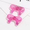 10pcs34x20mm Multicolor Transparent Bow Acrylic Loose Beads DIY Handmade Jewelry Earrings Keychain Material Accessories