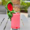 Frog Can Lid Lily Pad Cup Holder Set Reusable Soda Can Cover Secure Can Lids with Cup Holder Whimsical Drink Accessories