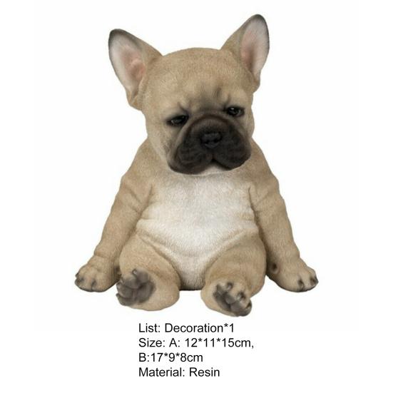 Статуя хорошего щенка, реалистичный вид, 2 стиля, нежная текстура