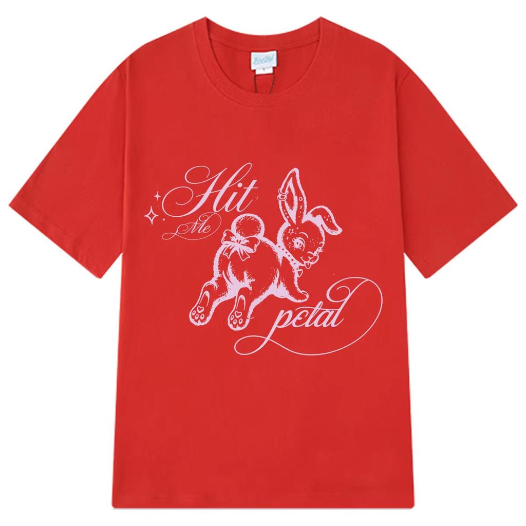 2026 Ariana Grande New Album Petal Print T-Shirt Men Women Fashion T-Shirt Short-sleeved Loose Casual Vintage Hip Hop Tshirt