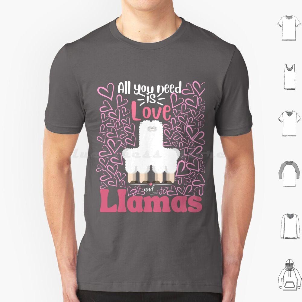 Llama Valentine Puns T Shirt Big Size 100% Cotton Cute Llama Valentine Puns Llama Valentine Puns Love Cool Llama Valentine Puns