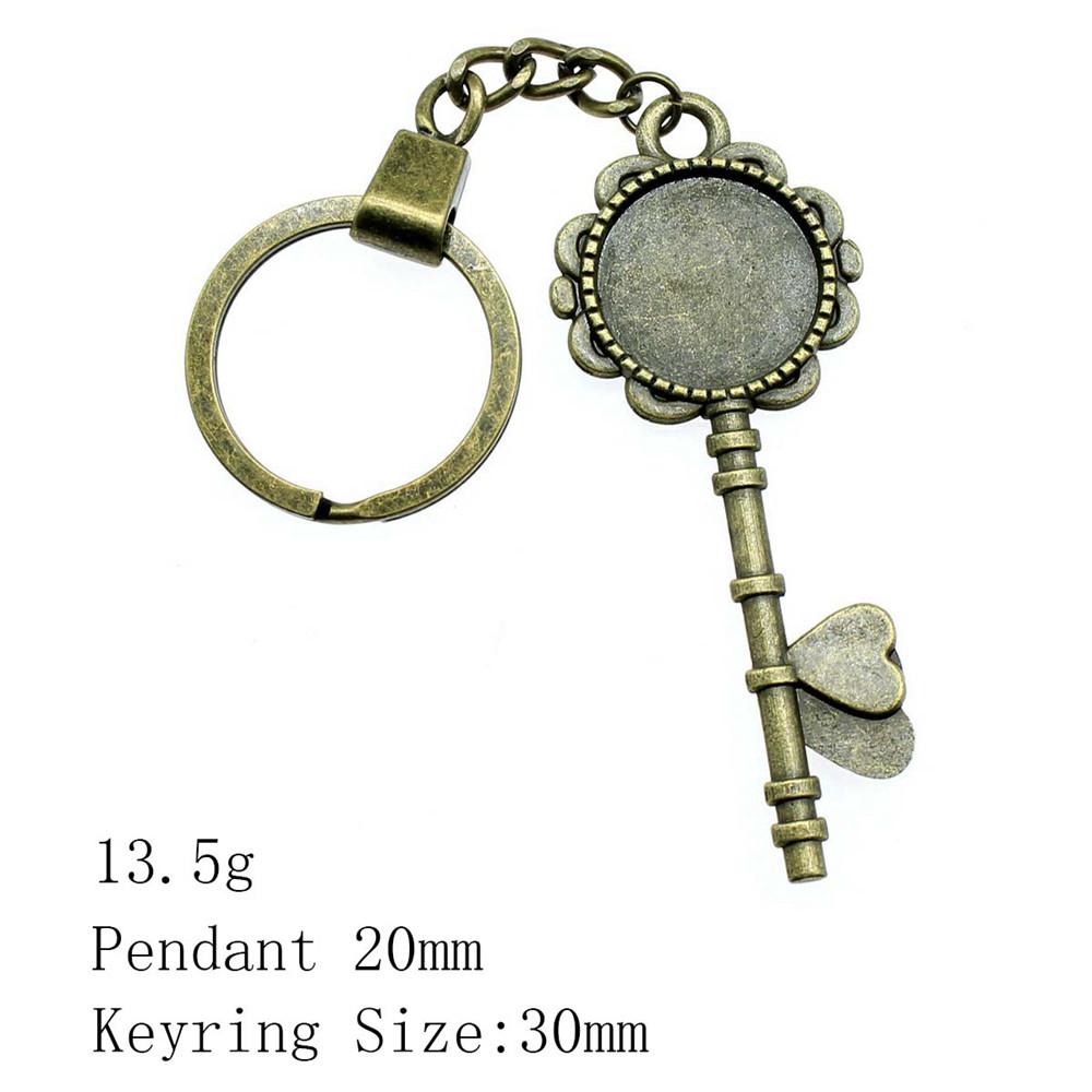 Брелок ко Дню святого Валентина, круглый стеклянный кабошон, подставка для ключей, брелки для ключей, принадлежности для творчества, цепочка для женщин