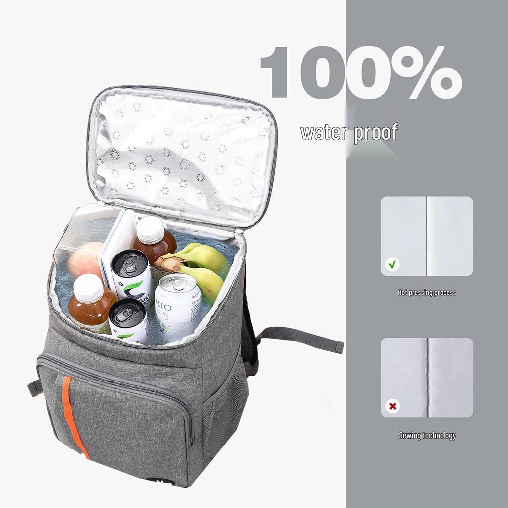 Водонепроницаемый термоизолированный рюкзак для пикника большой вместимости - Герметичная сумка-холодильник через плечо