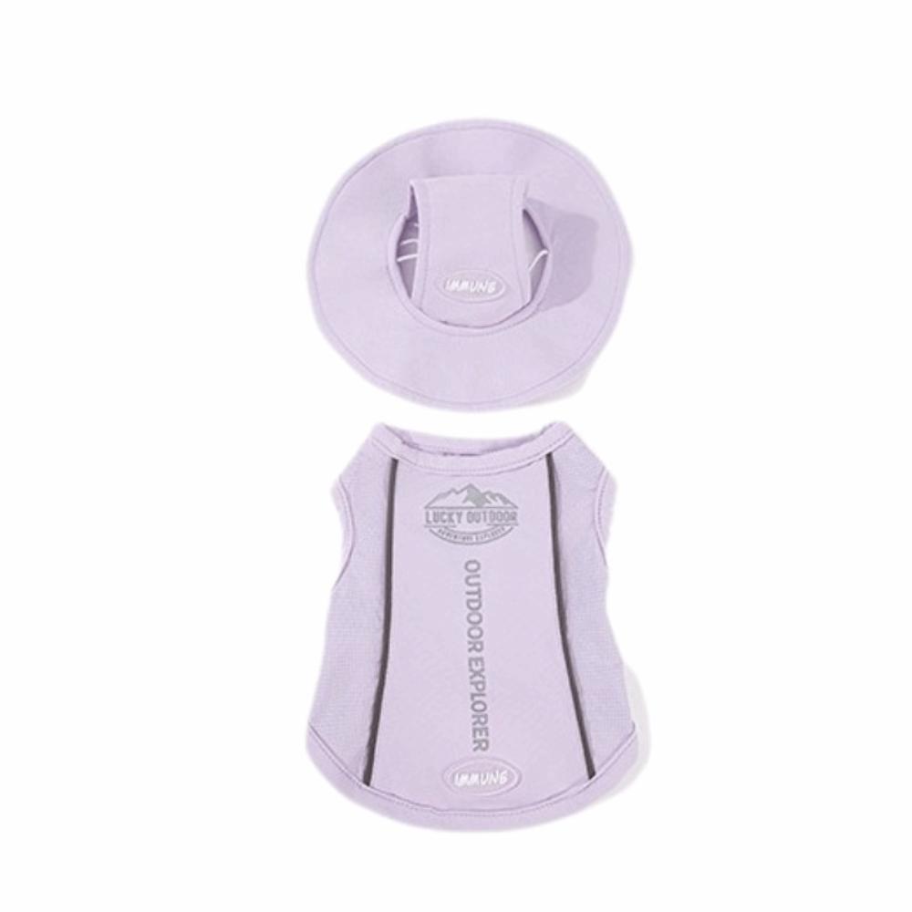Reflective Trim Pet Sun Protection Clothes Breathable Dogs Short Sleeve Sun Protection
