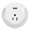Умная вилка Управление через приложение Удаленная розетка WIFI с функцией таймера USB Ночник 100-240В Вилка США