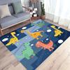 Коврик для игр с изображением динозавра, ковер с изображением животных, декор комнаты для девочек-подростков, декор комнаты для маленьких девочек, коврик для игровой комнаты, напольный коврик