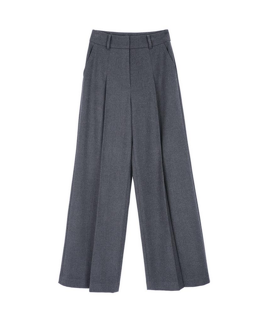 MAKE A TOAST [22Fw] Basic Wide Pants - Gray
