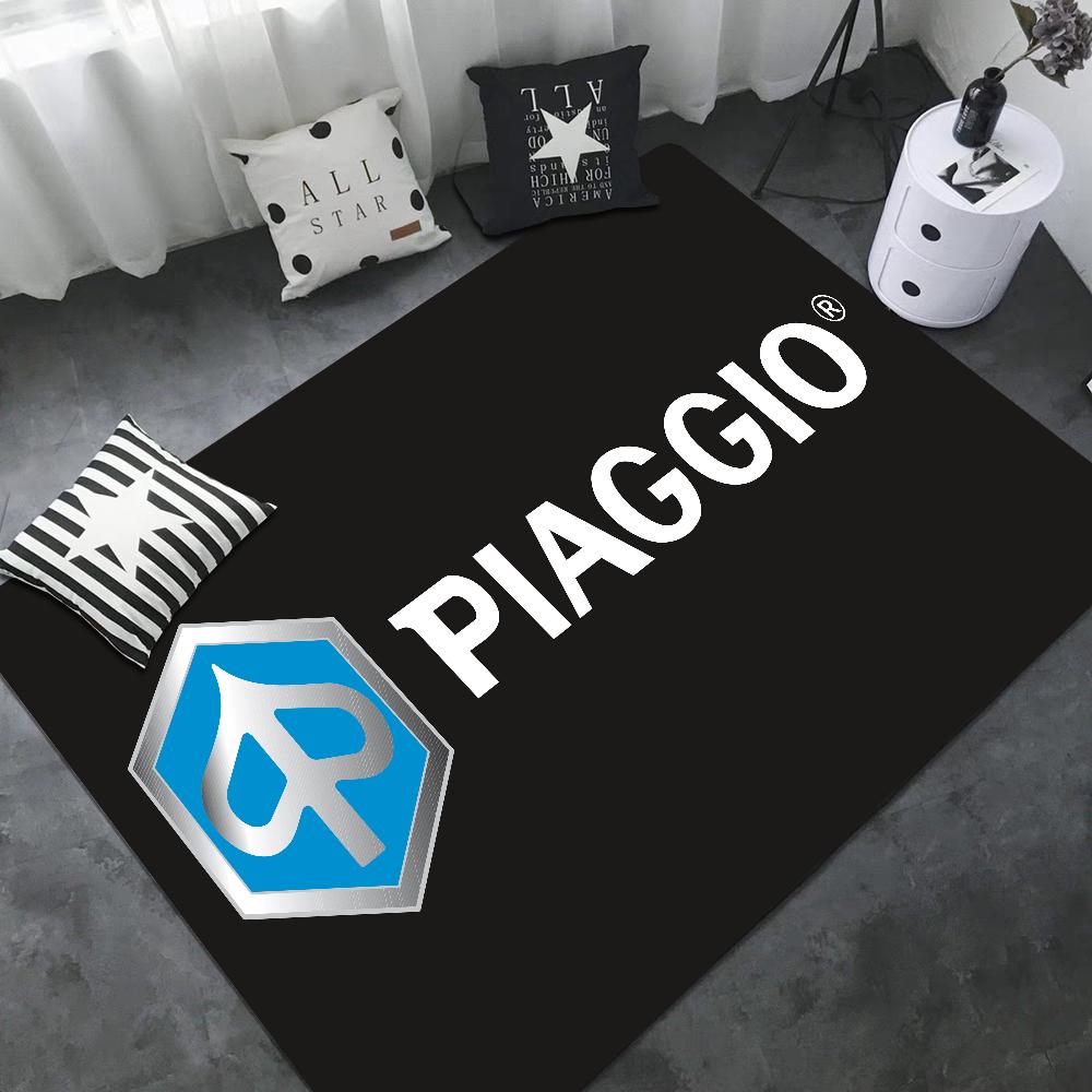 P-piaggio Logo Hallway Carpet Rectangle Anti-slip Home Soft Badmat Front Door Indoor Outdoor Mat Doormat Area Rug