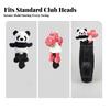 Милый животный чехол для головки клюшки для гольфа Мягкий вязаный Щит Долговечный для