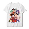 Dragon Ball Kids White Cotton T Shirt Son Goku Baby Short Sleeve Tees Shirt Cartoon Boy Girl Summer Clothes Kawaii  Tops Gifts