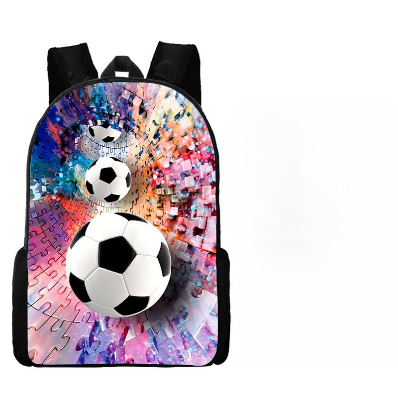 Футбольная школьная сумка для детей начальной и средней школы, мальчиков и девочек, двойное плечо и задняя часть