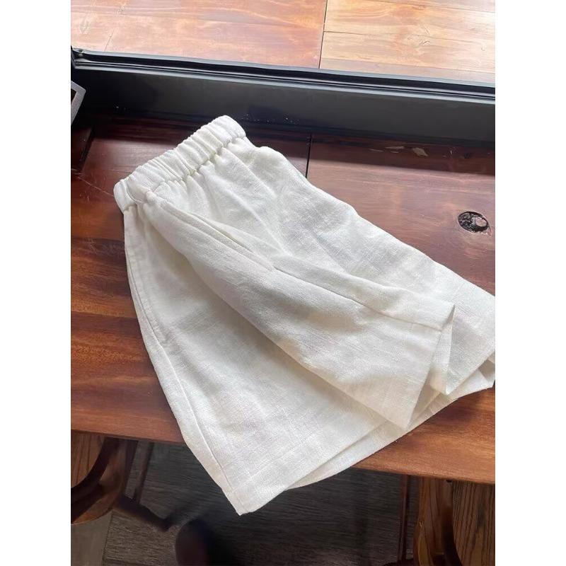 Men Old Money Style Summer Thin Straight Casual Beach Knee Length Shorts