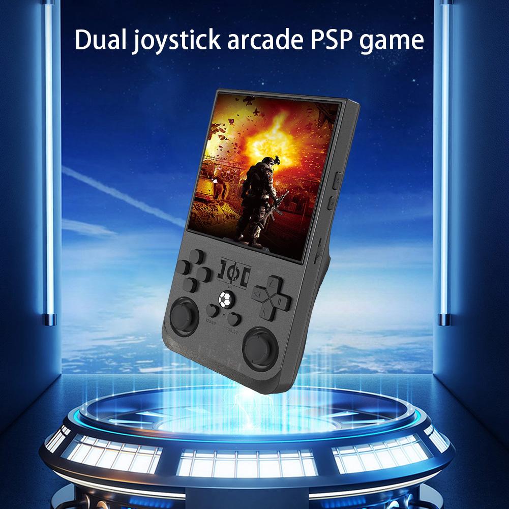 Игровая консоль R36MAX Retro Встроенные 15000+ игр Портативный карманный видеоплеер 64G 128G Мини-ретро-игровая консоль Предметы первой необходимости для путешествий