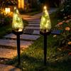 Waterproof Solar Christmas Tree Lights Simulated Landscape Lawn Lamp  Yard