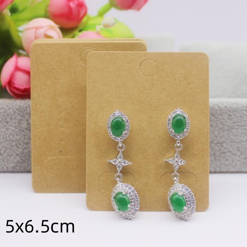 50 шт. белая/крафт-бумага, серия разных размеров открыток, сережек, ожерелий, открыток для украшений