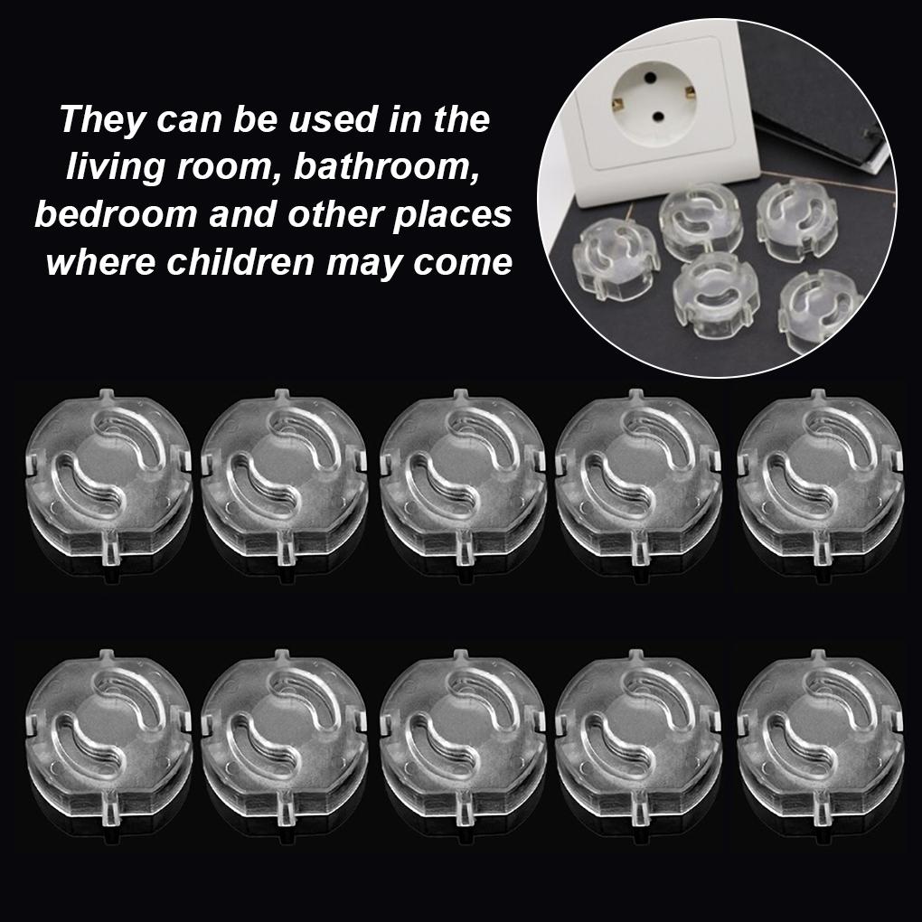 Защитная крышка для электрической розетки для детской безопасности для вилок ЕС, защита розетки питания, защита для ребенка, защита от поражения электрическим током, поворотная
