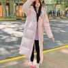 Womens Extra Long Down Coat 2026 Winter Oversized Hooded Puffer Jacket 90% Duck Warm Loose Fit