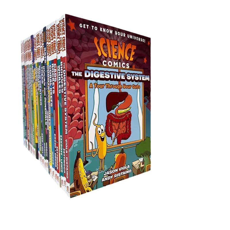 English Science Comics Science Comics Children's Exploration Cognition STEM Natural Science Popularization 32 Volumes
