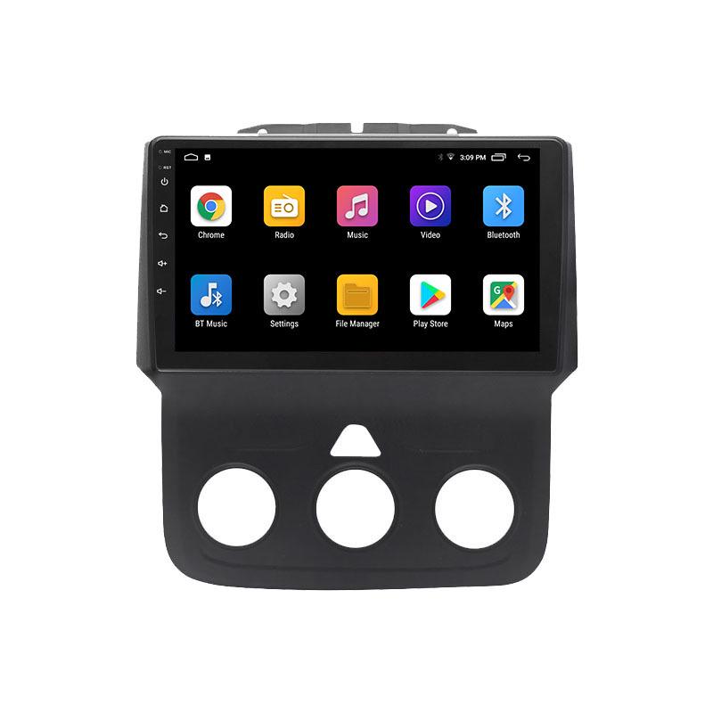 Додж Рам (2013-2018) Android GPS-навигация с большим экраном и Bluetooth Carplay с камерой заднего вида