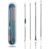 4Pcs/set Beauty Pimple Blemish Comedone Acne Needle Extractor Remover Tools