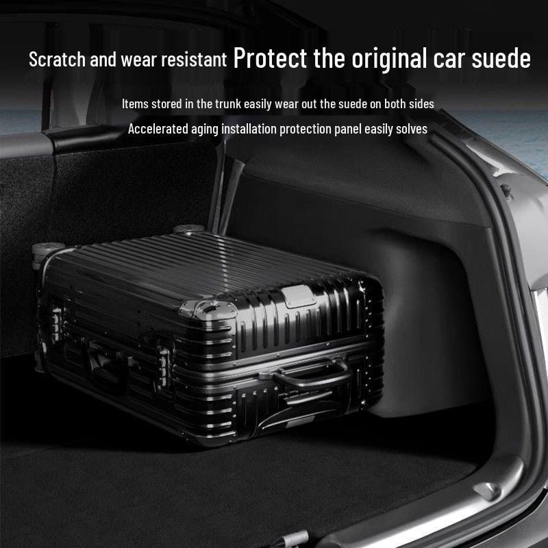 Flannel Protective Pads for Tesla Model Y Trunk Guards