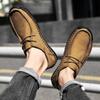 Spring New Men's Breathable Soft Soled Casual Sports Shoes Brand Men's Handmade Comfortable Fit Casual Sewing Shoes