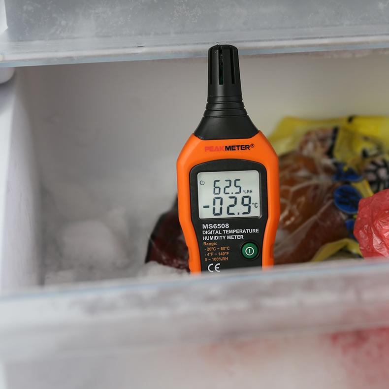 PEAKMETER PM6508 Digital Thermometer Hygrometer High Precision Professional Grade LCD Display Temperature and Humidity Meter