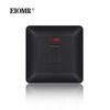 EIOMR 13A UK Standard Plug Power Wall Socket and Switch 250V, with USB Type-C Charger Port 5V 2.1A, Black PC Curved Frame Panel