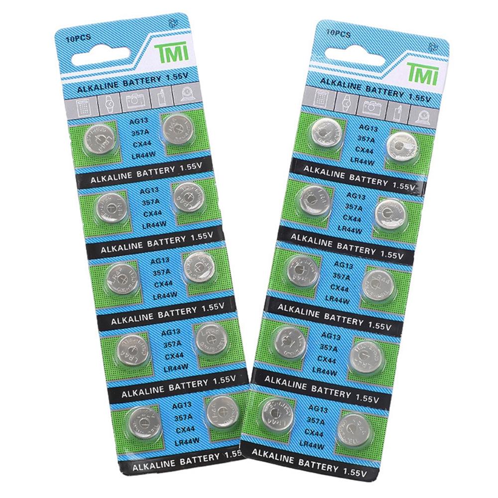 AG13 TMI 357 LR44 Батарейка-таблетка для электронных устройств и ночников
