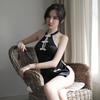 Sex Underwear Sexy Neck Exposed Chest Classical Cheongsam Apron Nightclub Stage Role Play Pure Desire Suit