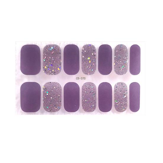 1 лист гелевых полосок для ногтей, не требующих УФ-лампы, легко наносятся и снимаются, самоклеящиеся наклейки для ногтей, долговечные, водостойкие, качественные, с блестками, однотонные, декоративные обертывания для ногтей