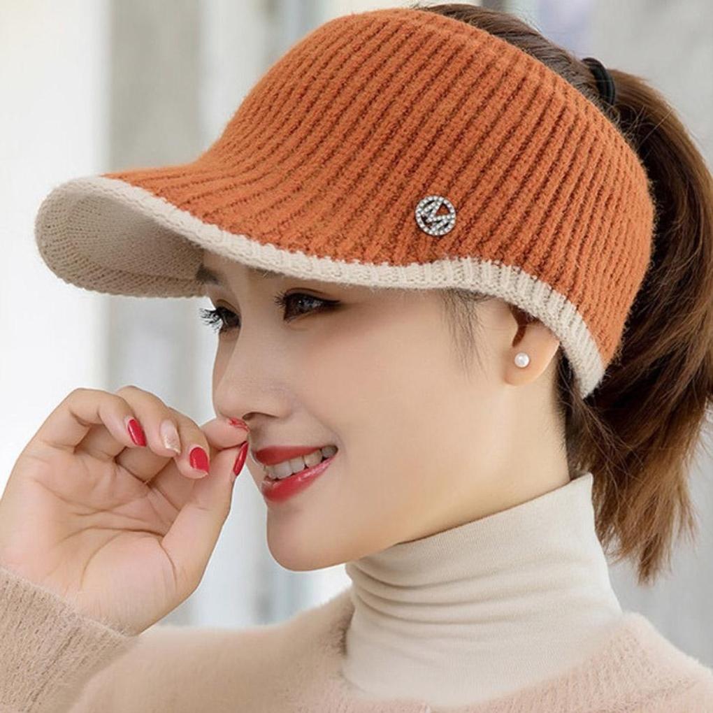 Женская модная повседневная трендовая вязаная шапка, шапка для гольфа