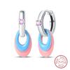 Fashion Luminous Firefly Earrings 925 Silver Purple Butterfly Wave Fishtail Pendant Earrings Fine Party Jewelry Gifts