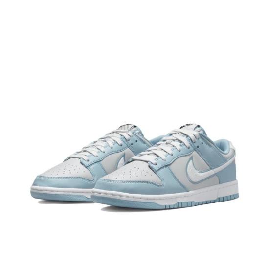 Nike Dunk Low Fleece Swoosh - Светло-голубой 2023 FB1871-011