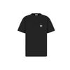 Quarterly New Products T-Shirts Men's Black Crew Neck Moderate Straight Fit 213J685A0677-C900