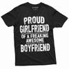 Proud Girlfriend Shirt Relationship Gift For Her Girlfriend Gift Ideas GF BF Tee