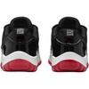 Air Jordan 11 Retro Low PS Bred 2025 Kids Sneakers Black White Varsity-Red FV5116-006