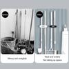 Mengni Wall-mount Mop Holder Household Storage Tools Punch-free Mop Rack for Kitchen and Bathroom Organizer Bathroom Accessories