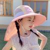 Wide Brim Beach Hats With Neck Flap Strap Panama Cap Fashion Bucket Hat  Outdoor