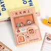 Gashapon Mahines Small Notepad Shaking Square Writing Pad Portable Capybara Notebook  Student