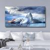Beautiful Landscape Painting Painting Beauty and White Swan Living Room Printing Canvas Oil Painting Decorative Painting Porch