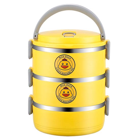 Ланч-бокс Жаростойкий Штабелируемый Большая вместимость Легко носить с собой Многофункциональный Герметичный с крышкой Складной