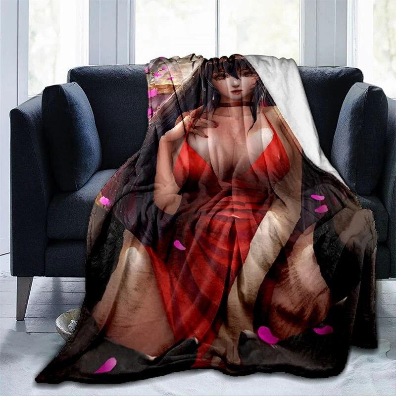 Hot Body Anime Sexy Girl Modern Blanket Flannel Soft Plush Sofa Bed Throwing Cartoon Blankets for Beds Gifts Dropshipping