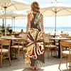 Women's Sleeveless Floral Long Dress,Soft & Comfortable,Elegant & Stylish Perfect for Lounge,Daily Wear,Poolside Vacation,Casual Tank Dress
