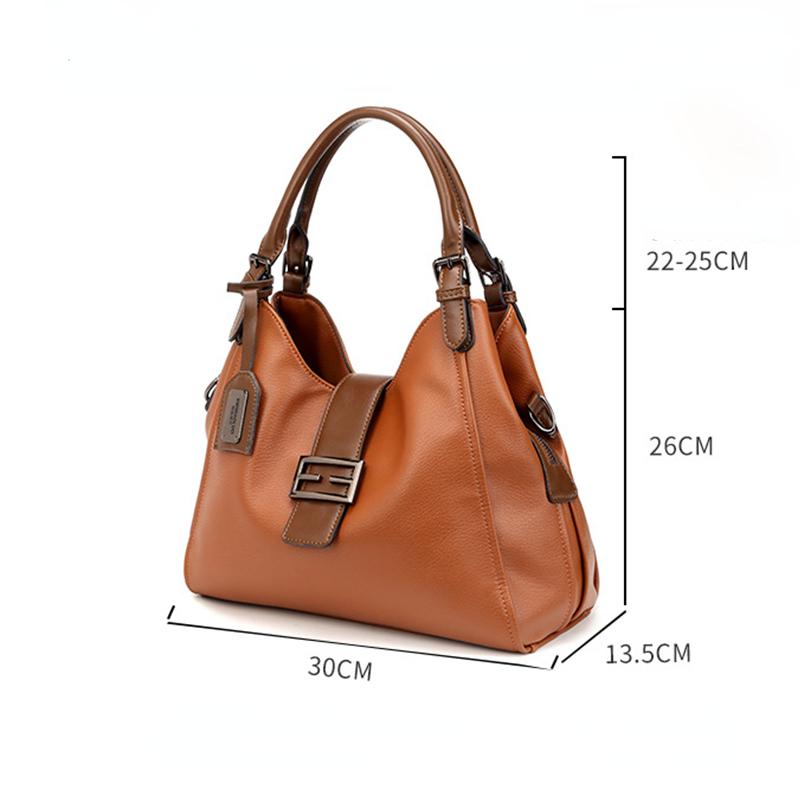 New European and American Retro Fashion Meniscus Baguette Bag Portable Messenger Large-capacity Compartment Female Bag