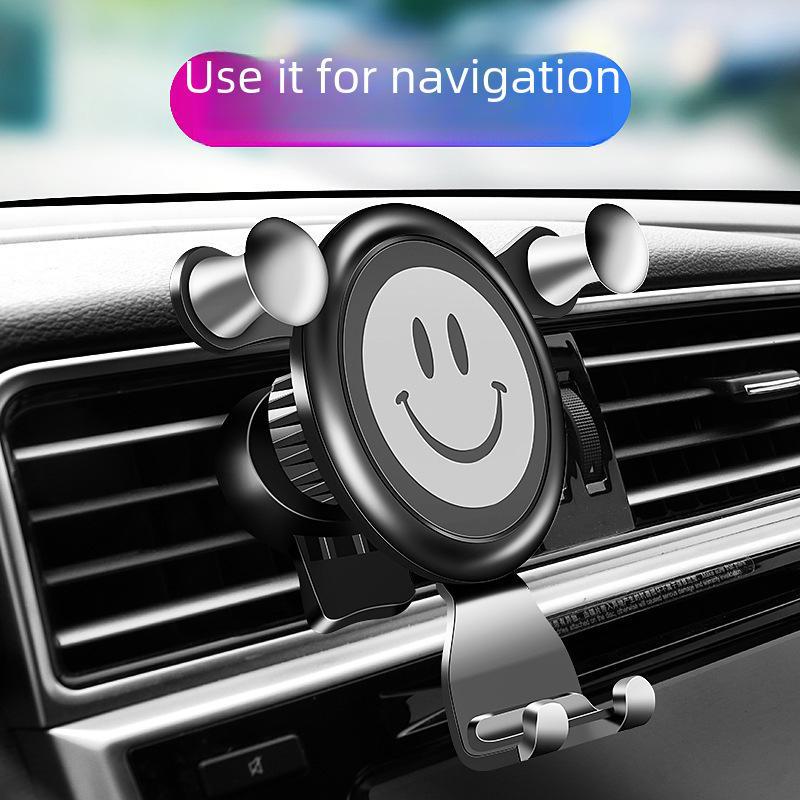 Универсальный автомобильный держатель телефона с воздуховыпускным отверстием Gravity Design для навигации и мобильных телефонов
