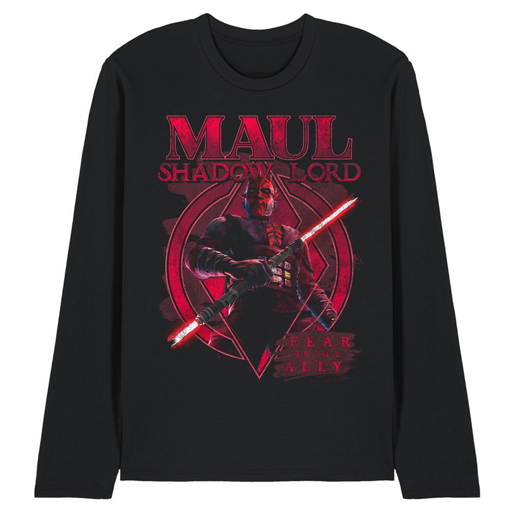 Star Wars: Maul-Shadow Lord Unisex Adult Lord Fear Is My Ally Long-Sleeved T-Shirt
